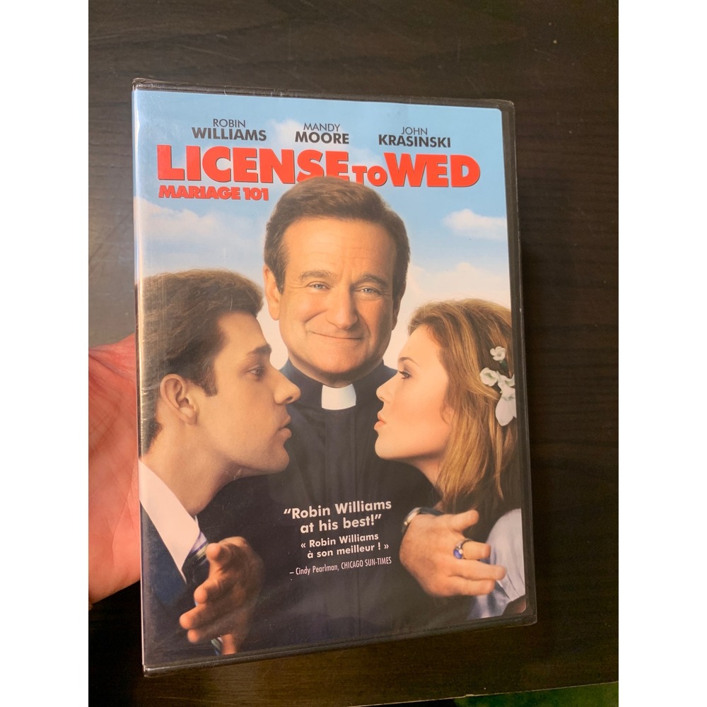 License to Wed DVD Movie 2007 Robin Williams John Krasinski Comedy Romance